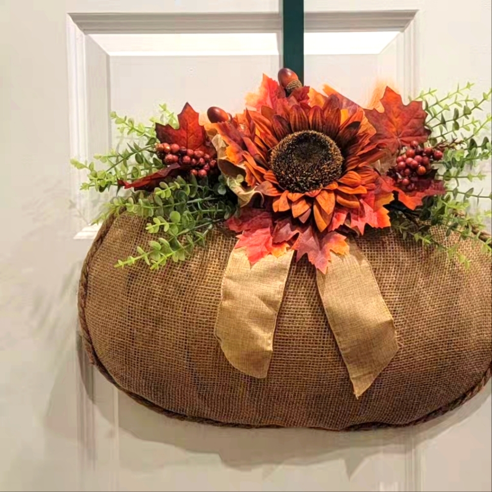 Pumpkin wreath